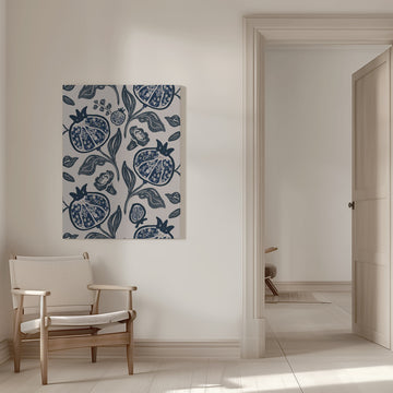 Pomegranates Pattern | Canvas - Room Interior 1
