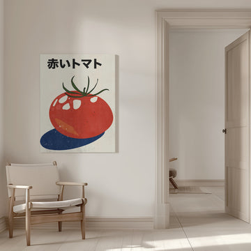 Vibrant Red Tomato | Canvas - Room Interior 1