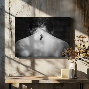 Lizard On Bare Skin | Canvas - Room Interior 2