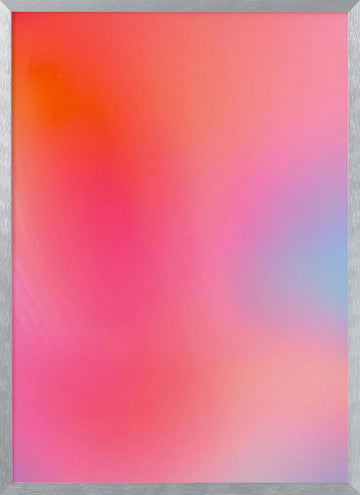 Dreamy Color Blend | Poster - Silver Frame Interior