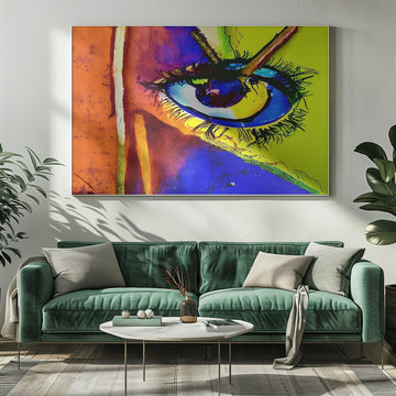 Vibrant Abstract Eye | Poster - Room Interior 1