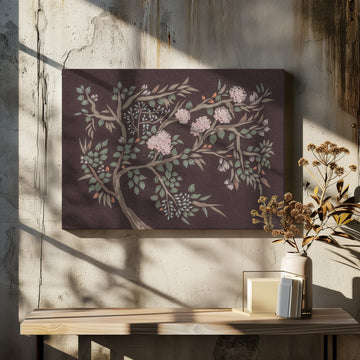 Pink Flowering Tree | Canvas - Room Interior 2