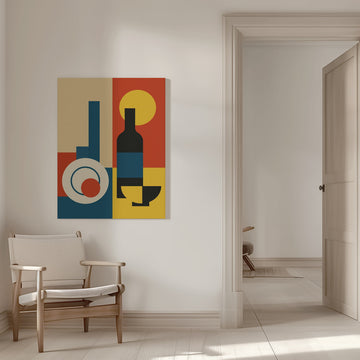 Bold Geometric Dining | Canvas - Room Interior 1