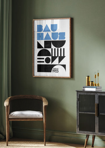 Bauhaus Geometry | Poster - Room Interior 2