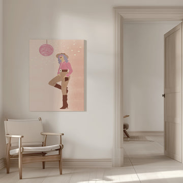 Disco Cowgirl 2 | Canvas - Room Interior 1