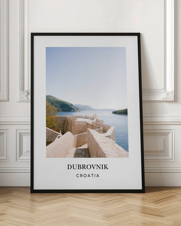 Wall of Dubrovnik Croatia Travel poster | Poster - Room Interior 1
