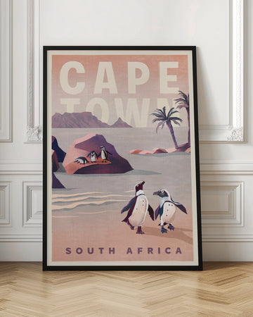 Cape Town South Africa Vintage Travel Art | Poster - Room Interior 1