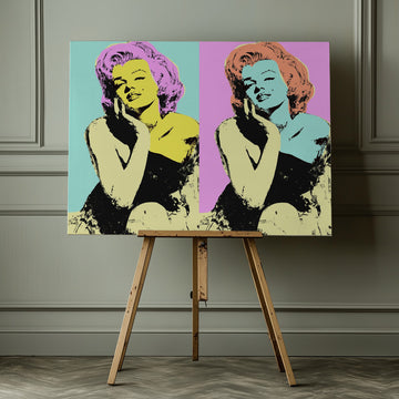 Colorful Pop Art Icon | Canvas - Room Interior 1