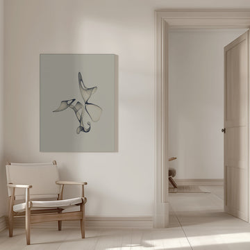 Fluid Abstract Forms | Canvas - Room Interior 1