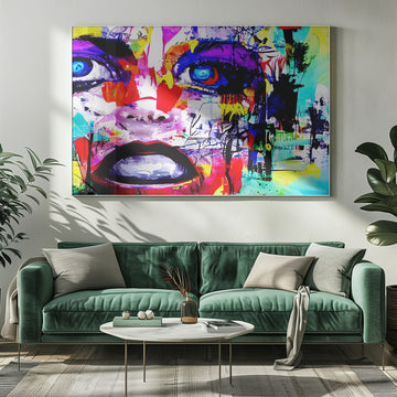 Vibrant Urban Portrait | Poster - Room Interior 1