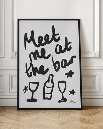 Meet me at the bar! | Poster - Room Interior 1