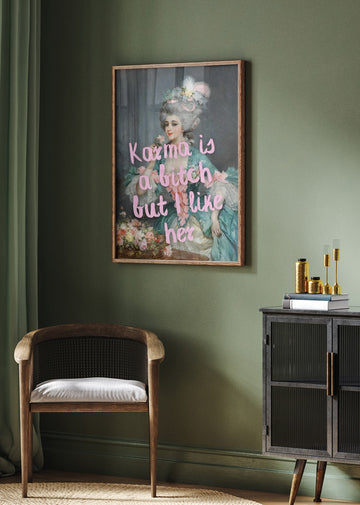 Karma Is A Bitch | Poster - Room Interior 2