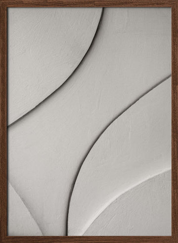 Shadow Play 5 | Poster - Walnut Frame Interior