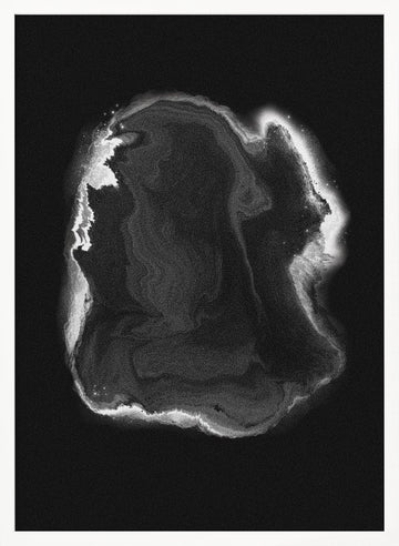 Ethereal Fluid Motion | Poster - White Frame Interior