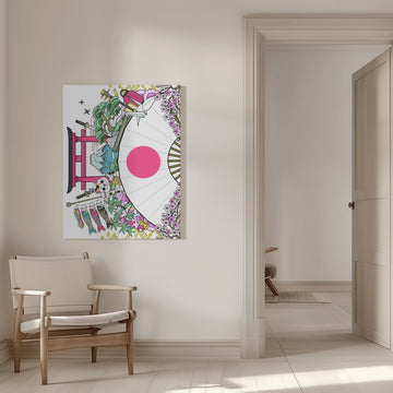 Japanese Culture Collage | Canvas - Room Interior 1