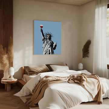 Lady Liberty Wine | Canvas - Room Interior 2