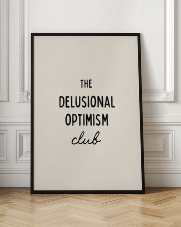 Delusional Optimism Club | Poster - Room Interior 1
