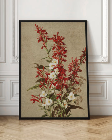 Cardinal Flowers | Poster - Room Interior 1