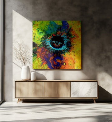 Dynamic Abstract Eye | Canvas - Room Interior 2