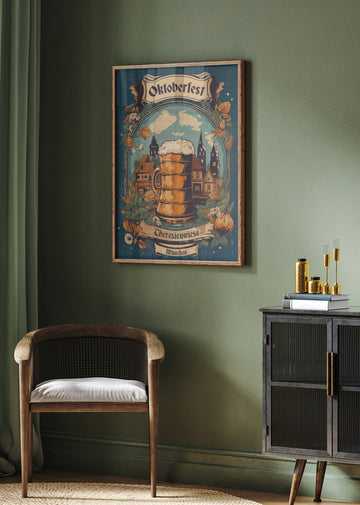 Oktoberfest Beer Stein Munich | Poster - Room Interior 2