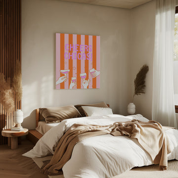 Cheers Chicas Celebration | Canvas - Room Interior 2