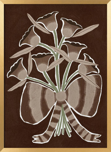Delicate Bloom 6 | Poster - Gold Frame Interior