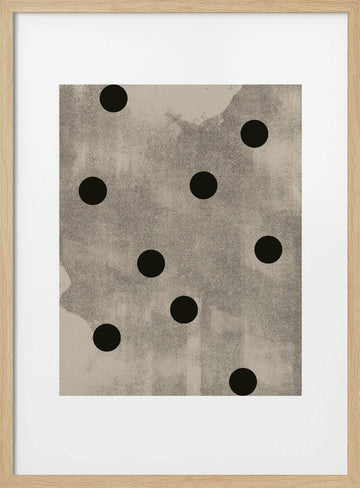 Dot Symphony | Poster - Wood Frame Interior