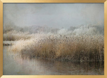 Wintermorning | Poster - Gold Frame Interior