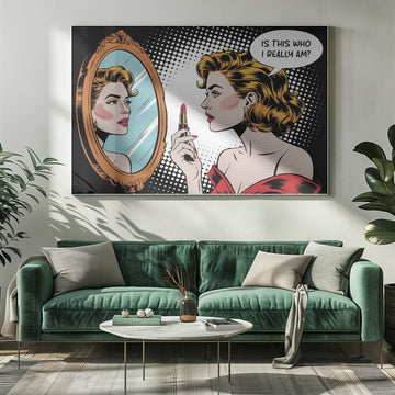 Pop Art Identity Reflection | Poster - Room Interior 1