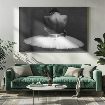 Graceful Ballerina Back | Poster - Room Interior 1