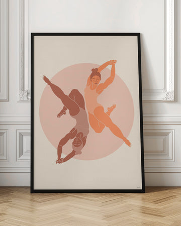 Dancing Women Balance | Poster - Room Interior 1