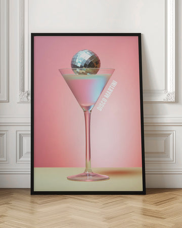 Vibrant Disco Martini | Poster - Room Interior 1