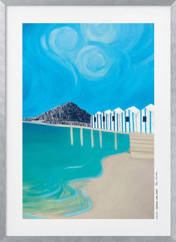 AMALFI COAST, ITALY | Poster - Silver Frame Interior