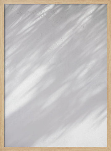 Shades of White in Morocco | Poster - Wood Frame Interior