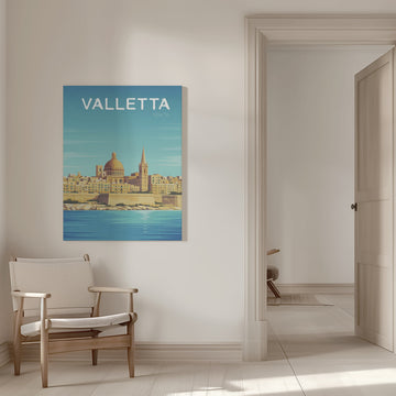 Valletta Grand Harbor View | Canvas - Room Interior 1