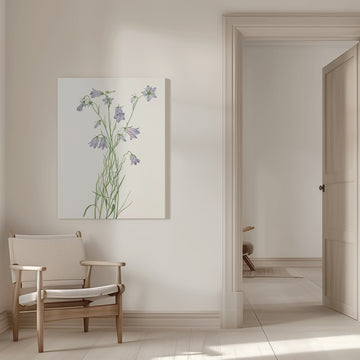 Harebell From North American Wildflowers (1925) By Mary Vaux Walcott | Canvas - Room Interior 1