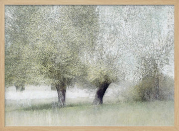 Young green | Poster - Wood Frame Interior