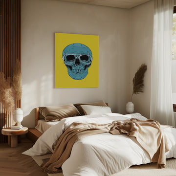 Cool Skull Aviators | Canvas - Room Interior 2