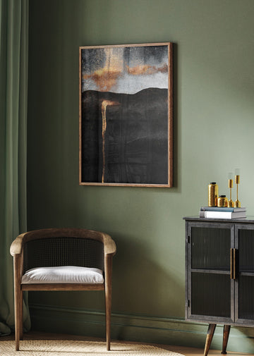 Molten Gold Cascade | Poster - Room Interior 2