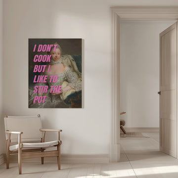 Sassy Queen Statement | Canvas - Room Interior 1