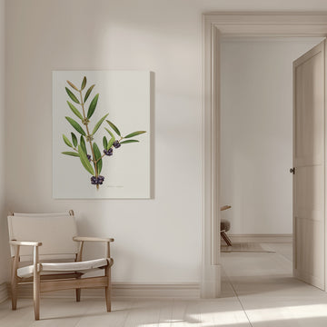 Elegant Berry Branch | Canvas - Room Interior 1