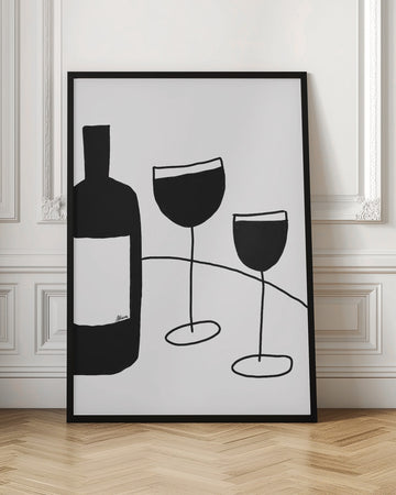Wine Glasses | Poster - Room Interior 1
