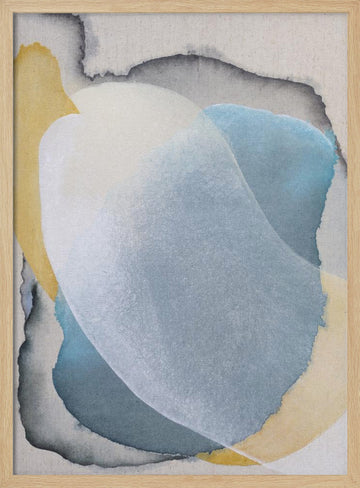 Fluid Serenity | Poster - Wood Frame Interior