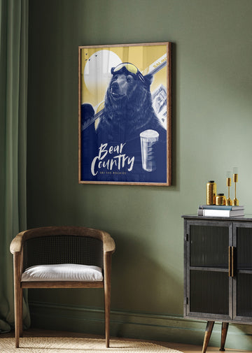 Après Ski Bear | Poster - Room Interior 2