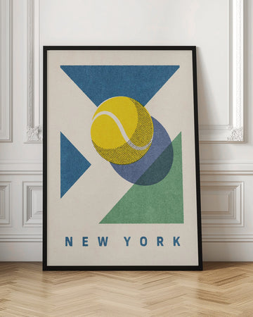 New York Tennis Geometric | Poster - Room Interior 1