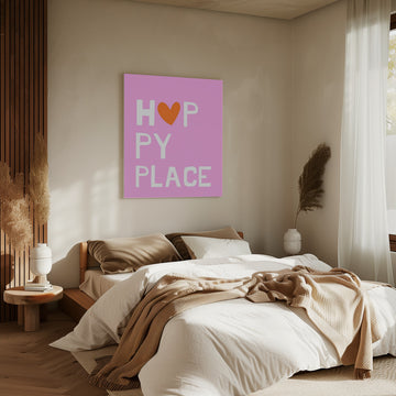 Happy Place Heart | Canvas - Room Interior 2