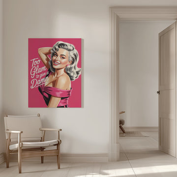 Glamorous Sassy Woman | Canvas - Room Interior 1