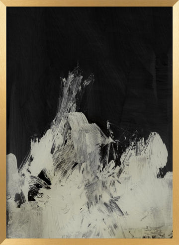 Unsettled | Poster - Gold Frame Interior