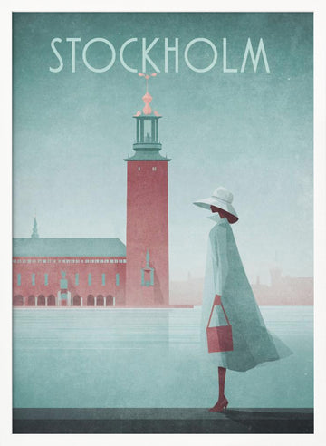 Stockholm-1 Stockholm City Hall | Poster - White Frame Interior