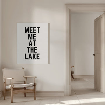 Meet Me At The Lake | Canvas - Room Interior 1